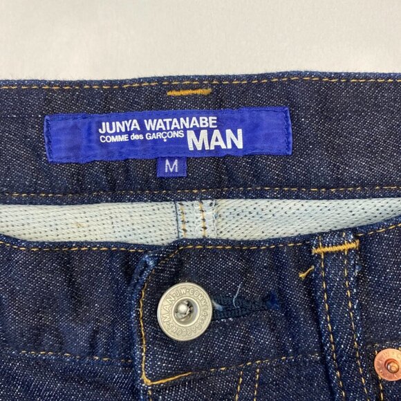 Junya Watanabe Comme des Garcons MAN Skinny Jeans Red Plaid Back Pockets Size M - Picture 4 of 7